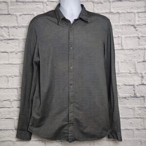 Lululemon Shirt Mens Size Small Commission Long Sleeve Shirt Gray